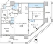 セルリアンホームズ勝どき 409 間取り図 ?>