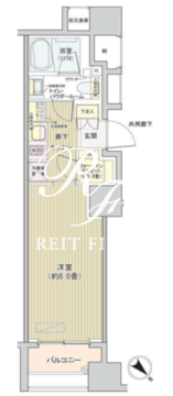 アネーロ銀座 1103 間取り図
