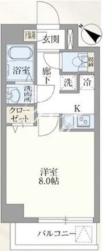 グランパセオ新宿河田町 102 間取り図