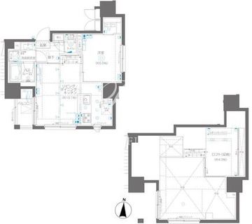 ズーム錦糸町 1104 間取り図