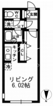 プライムアーバン学芸大学 202 間取り図