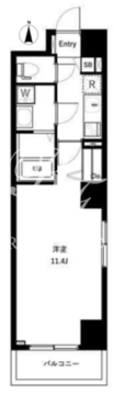 オーキッドレジデンス神田錦町 802 間取り図