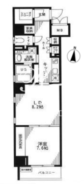 レスプリヴァルール 501 間取り図