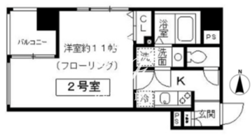 スリアン神楽坂 802 間取り図