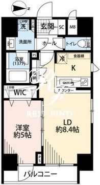 プレール・ドゥーク文京湯島 801 間取り図