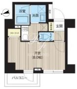 レクシード神楽坂 410 間取り図