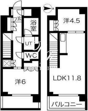 ビーロット千駄木レジデンス 104 間取り図