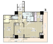 パーク・アヴェニュー神南 406 間取り図