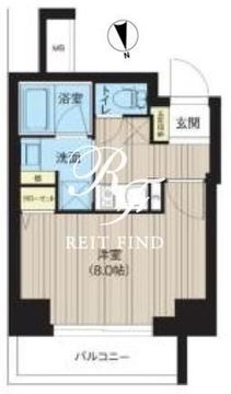 レクシード神楽坂 305 間取り図