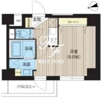 レクシード神楽坂 705 間取り図