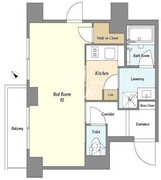 レクシード神楽坂 706 間取り図