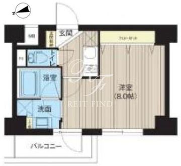 レクシード神楽坂 101 間取り図