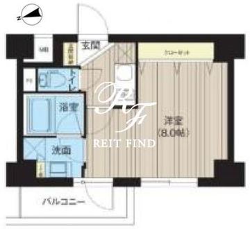 レクシード神楽坂 607 間取り図
