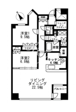 アーバンパーク代官山 311 間取り図