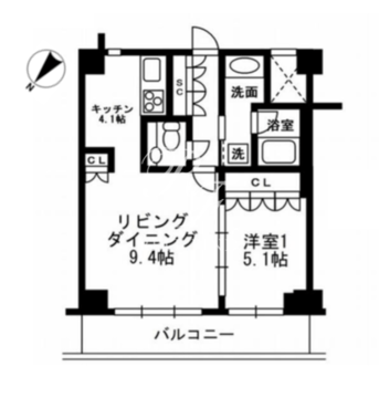 アーバンパーク代官山 315 間取り図