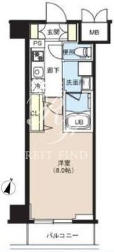 辰巳スカイガーデンテラス S-206 間取り図