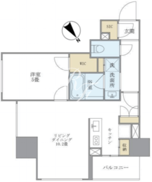 プランドール水天宮 805 間取り図