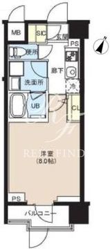 辰巳スカイガーデンテラス S-101 間取り図