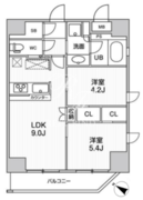 江戸川橋ステーションレジデンス 1102 間取り図