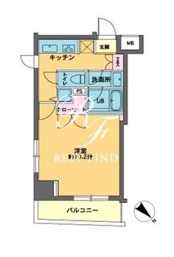 カスタリア東日本橋2 401 間取り図