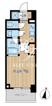 シティスパイア森下 305 間取り図