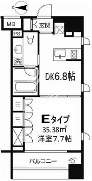ＴＬＲレジデンス両国 405 間取り図