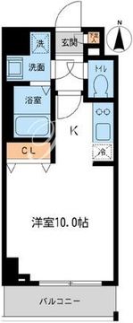 プライムアーバン住吉2 402 間取り図