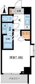 プライムアーバン住吉2 705 間取り図