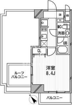 アーデン門前仲町 602 間取り図