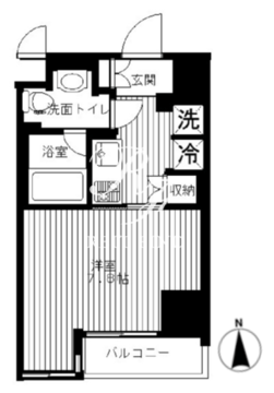 セリーズ門前仲町 306 間取り図