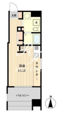 プライマル亀戸 1304 間取り図