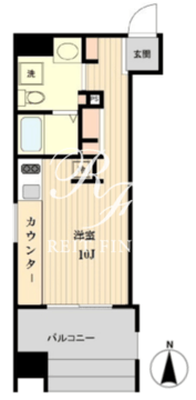 プライマル亀戸 1101 間取り図