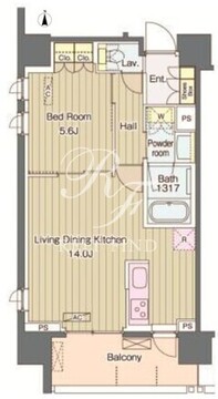 ヴェルデコート西新宿 1002 間取り図
