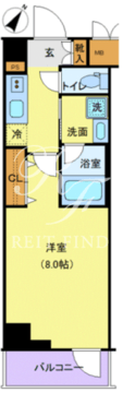 辰巳スカイガーデンテラス 503 間取り図