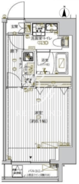 ヴァレッシア森下シティ 503 間取り図