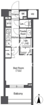 オルサス本所吾妻橋 504 間取り図