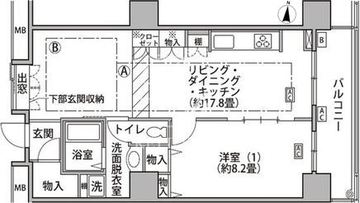 東雲キャナルコートCODAN 18-319 間取り図