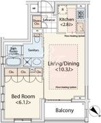 カスタリア初台2 506 間取り図
