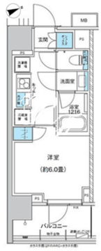 ザ・パークハウス浅草橋タワーレジデンス 401 間取り図