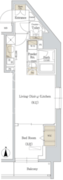 アーバネックス西新宿 1005 間取り図