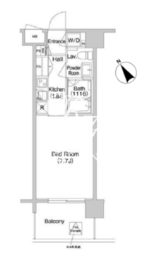 コンフォリア南砂町 310 間取り図