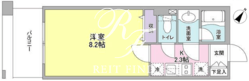 プロスペクト東雲橋 418 間取り図