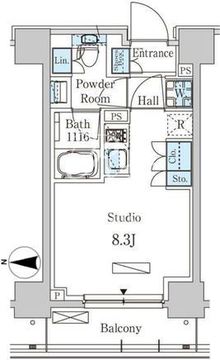 CORVAL大森 305 間取り図