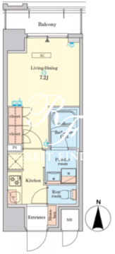 ＲＪＲプレシア菊川駅前 302 間取り図