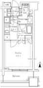 パークアクシス御茶ノ水ステージ 1511 間取り図