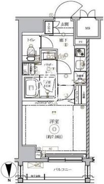 グラシアプレイス錦糸町 302 間取り図