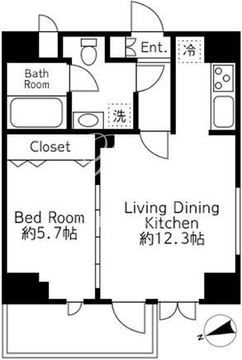 メインテラス上野 904 間取り図