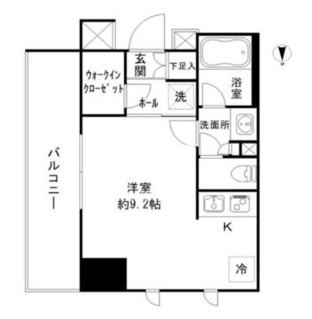 JP noie 亀戸 319 間取り図