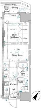 アークマーク巣鴨ｓｔａ． 402 間取り図