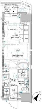 アークマーク巣鴨ｓｔａ． 902 間取り図